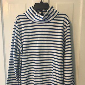 NWT J. Crew Striped Turtleneck Top Small